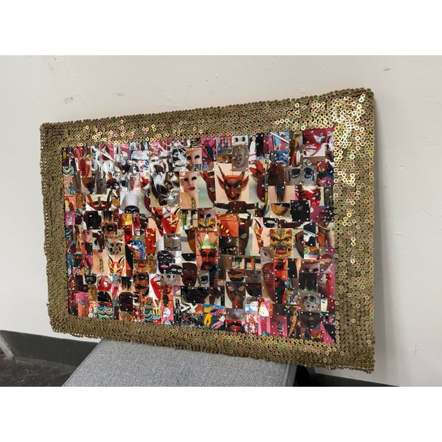 Design Plus Gallery presents Las Mascaras, a Mixed Media Artwork by Robert Bagnasco Murray. This is a photo collage on...