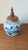 Chinoiserie 19th Century Qing Dynasty Ginger Jar Blue & White Chinese Porcelain Antique Tea Caddy Covered Jar Chinoiserie Decor For Sale - Image 3 of 11