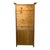 Wood Late 19th Century Tall Swedish Display Cabinet in Dark Grey With Beautiful Patina For Sale - Image 7 of 9