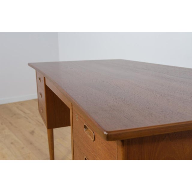 Mid-Century Freestanding Teak Desk, 1960s For Sale - Image 11 of 18