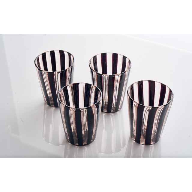 Glasses by Mariana Iskra for Ribes Studio, Set of 4 For Sale - Image 4 of 5
