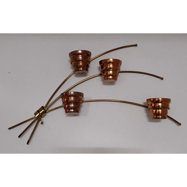 Decorative Brass & Copper Wall Planters, 1970s For Sale - Image 6 of 6