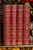 Victorian Beautiful Red Leather Spine Ornate Antique Victorian Books Correspondence of John Evelyn English Home Decor For Sale - Image 3 of 10