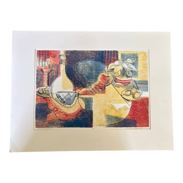 David MacInnes "Studio Tabletops Ii" Artist Proof Color Monotype, Signed & Dated 2004 For Sale