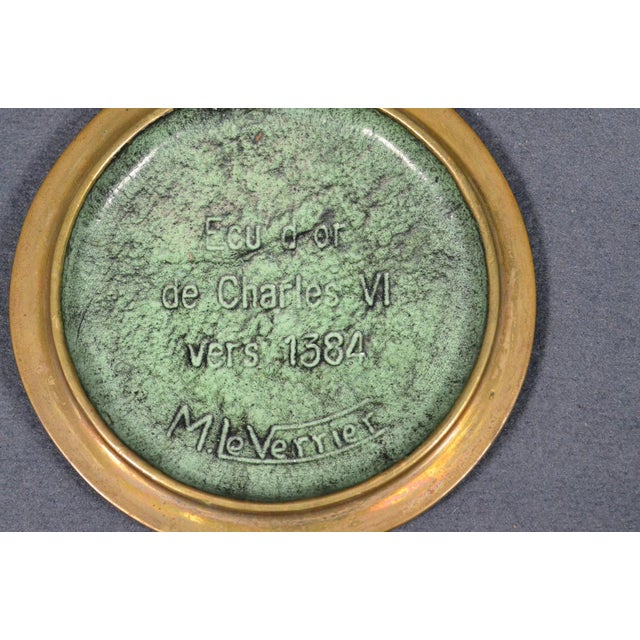 Max Le Verrier French Art Deco Bronze “Écu D’Or” Lidded Box, Circa 1930 For Sale - Image 11 of 14