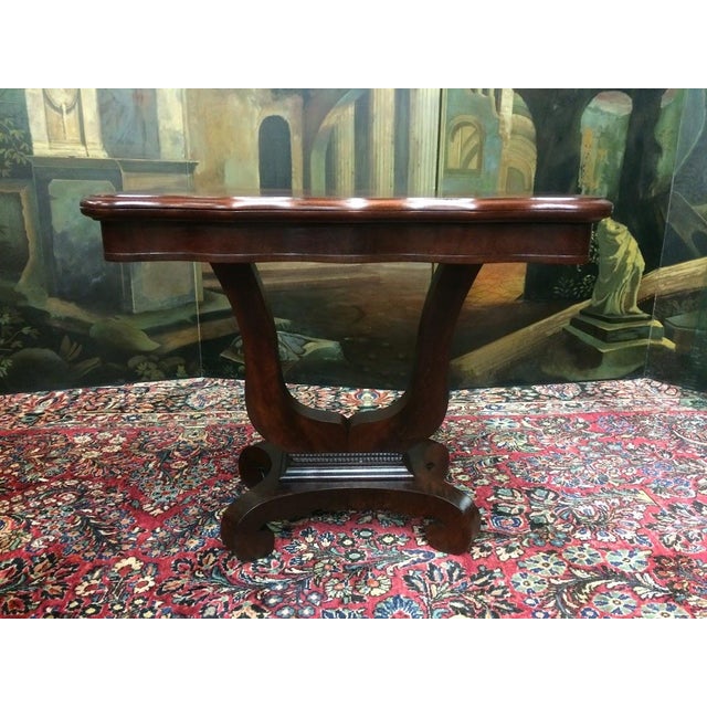 Traditional Antique Games Table, Empire Games Table For Sale - Image 3 of 11