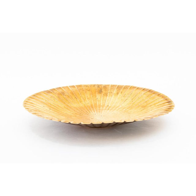 Art Deco Serving plate hammered brass vienna around 1920s Original condition