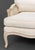 Interior Crafts Louis XV Style White Upholstered Bergeres, Pair For Sale - Image 4 of 8