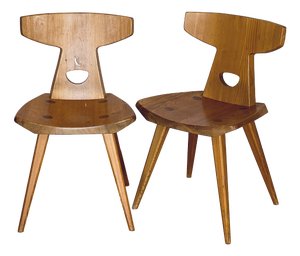 Vintage Dining Chairs by Jacob Kielland-Brandt for I. Christiansen, 1960s, Set of 2