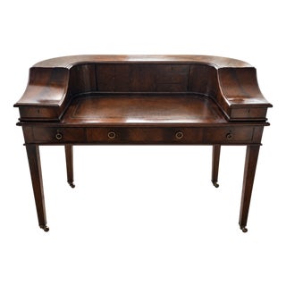 Flame Mahagony "Carlton" Edwardian Desk 1920's For Sale