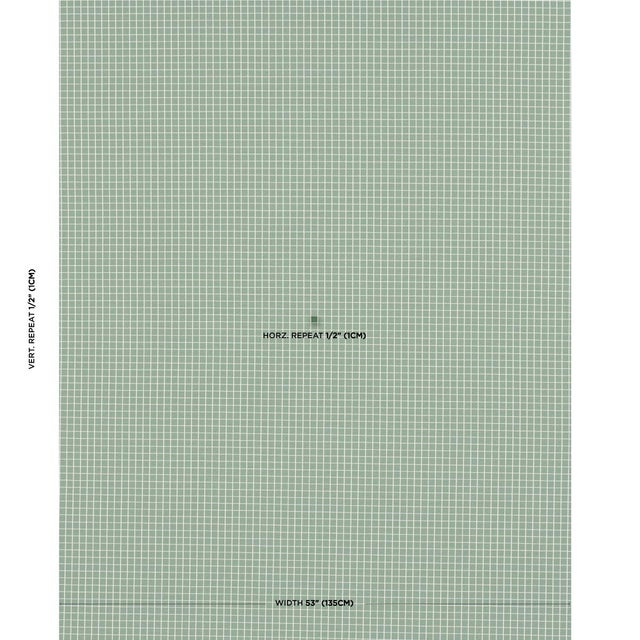 Modern SAMPLE - Schumacher X Mark D. Sikes Georgie Reversible Check Fabric In Emerald For Sale - Image 3 of 5