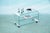 Vintage Bar Cart in Glass For Sale - Image 4 of 12