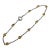 Natural Yellow Diamond Station Bracelet 14kt Two Tone Gold 1.04ctw 7in New For Sale