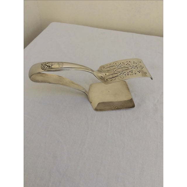 Antique Tiffany & Company Silver Asparagus Tongs For Sale In San Antonio - Image 6 of 6