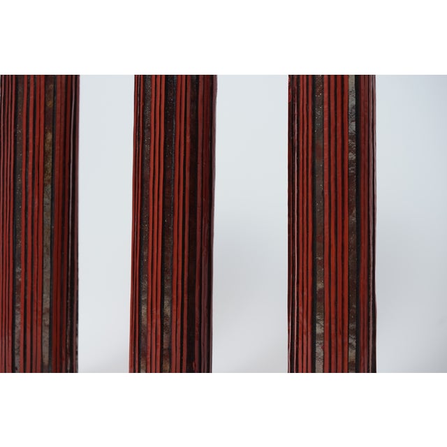 Mid-Century Modern Pottery Mosaik Red Vases from Ritter, 1960s, Set of 3 For Sale - Image 10 of 16