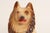 Vintage Folk Art Chalkware Carnival Chalk Brown Collie Dog Sculpture / Figurine For Sale - Image 9 of 15