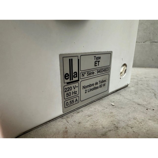 Metal Vintage Illuminated Ophthalmologist's Reading Test, 1970s For Sale - Image 7 of 8