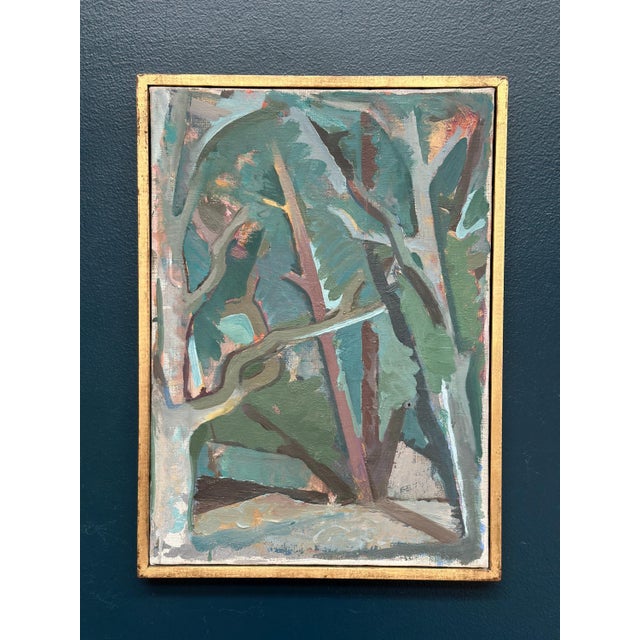 Thure Lindskoog, Forest, 1960s, Oil Painting on Canvas, Framed For Sale - Image 12 of 16