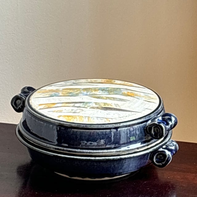 20th Century Abstract Studio Pottery Vegetable Tureen For Sale - Image 4 of 17