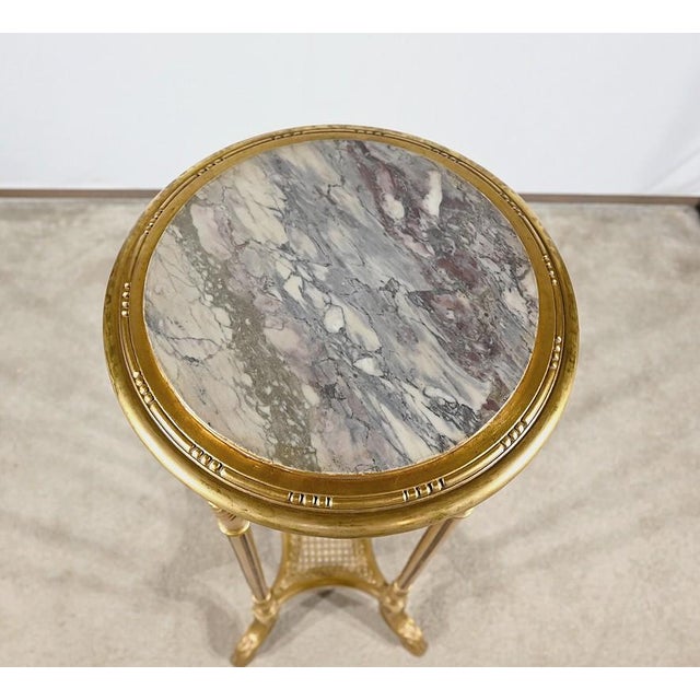 1920s Side Table in Gilded Wood, 1920 For Sale - Image 5 of 17