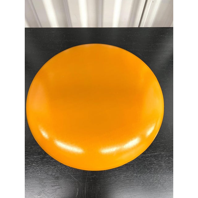 Vintage 1990s Orange Glass Plates Set of 8 Chairish