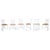 Wood Chairs in Lacquered Wood in the style of Baumann, Italy, 1970s, Set of 6 For Sale - Image 7 of 7