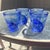 The Bormioli Rocco "Murano" blue swirl low ball glasses -set of 4 were primarily produced in Italy during the 1980s and...