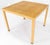Wood Faux Alligator Crocodile Snake Skin Square Dining Game Table Brass Feet For Sale - Image 7 of 8