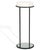 Jennibelle Round Marble Drink Table in Black with White Marble Top For Sale In Philadelphia - Image 6 of 8