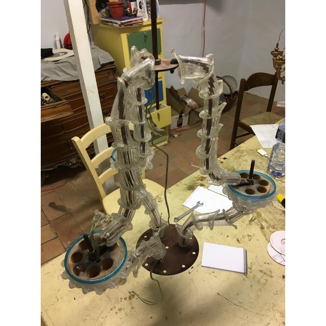 Ca Rezzonico Chandeliers in Murano Blown Glass, Set of 2 For Sale - Image 13 of 15
