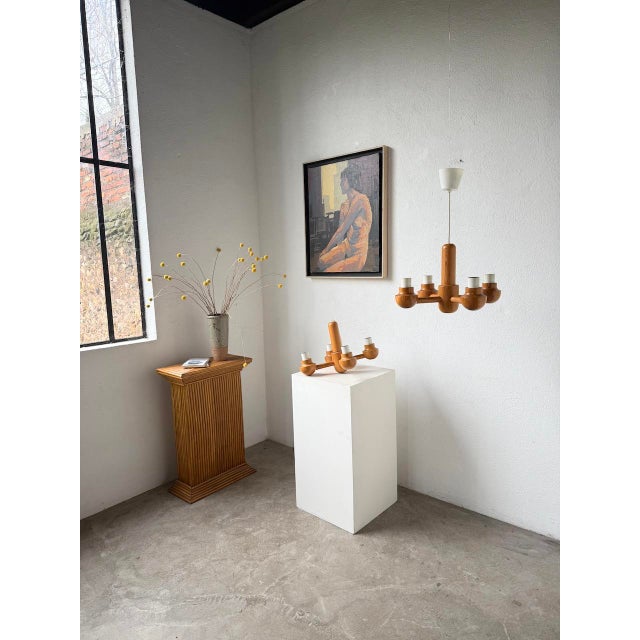 Pine Pendant Lights from Ikea, 1980s, Set of 2 For Sale - Image 9 of 18