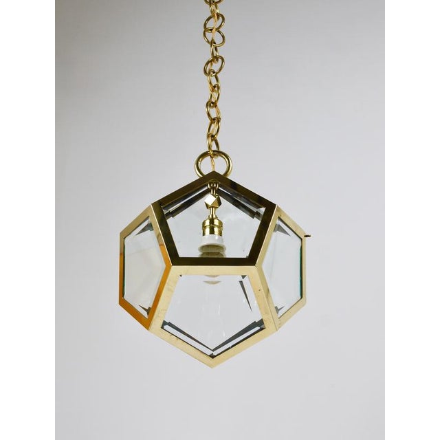 Pendant Lamp Chandelier by Friedrich Otto Schmidt for Adolf Loos Dodekaeder, 1900s For Sale - Image 10 of 18