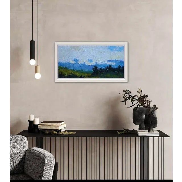 Contemporary Abstract Cloudscape Oil Painting For Sale - Image 4 of 6