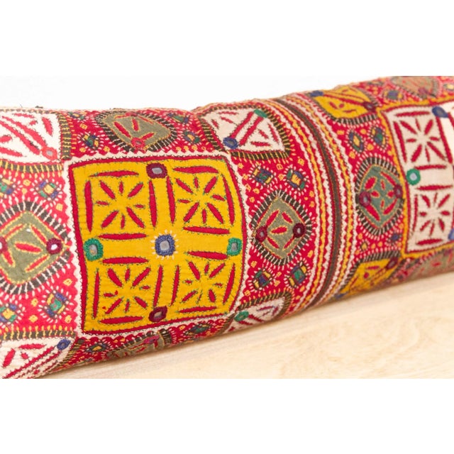 Indian Lambani Jaisalmer Patchwork Throw Pillow For Sale - Image 3 of 7