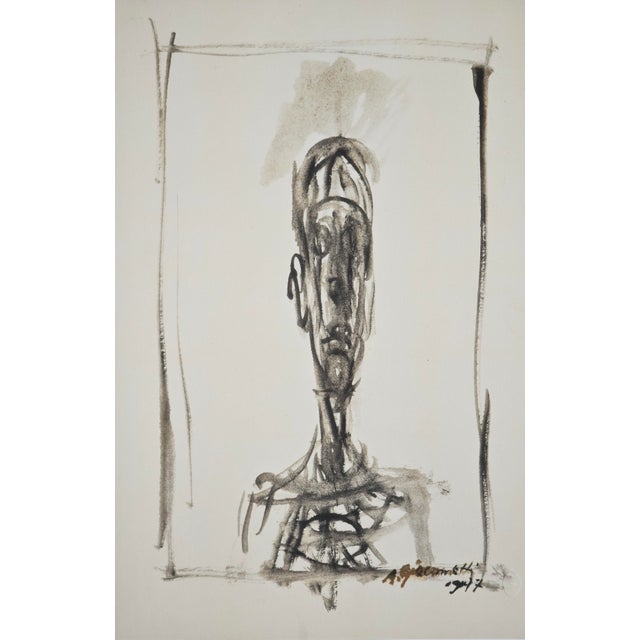 Modern A. Giacometti, Portrait of Diego, 1963, Lithograph For Sale - Image 3 of 9