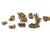 Anri Italy Hand Carved Wood Nativity Barn Stable Set Figures & Animals 12pc Set For Sale - Image 9 of 12