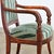 19th Century French Directoire Period Striped Velvet Fauteuil For Sale - Image 11 of 12
