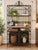 1970s Large Kitchen Wrought Iron Bakers Wine Storage Rack For Sale
