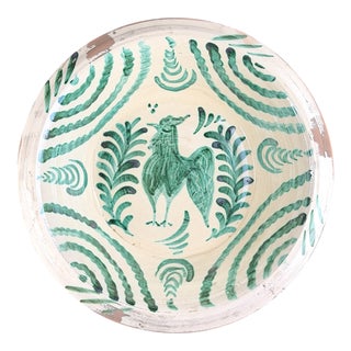 Large Fajalauza Ceramic Bowl, Lebrillo, Spain For Sale