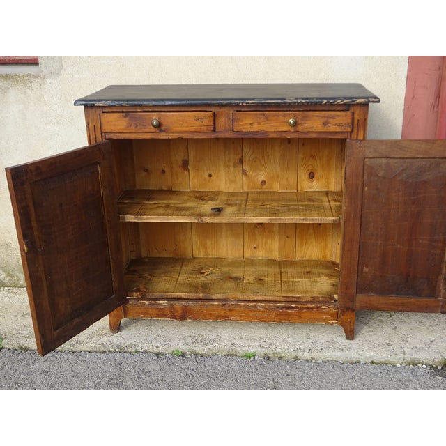 Vintage Parisian Pine Buffet, 1890s For Sale - Image 14 of 18