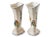 Italian Faience Cornucopia Vases - A Pair For Sale - Image 4 of 5
