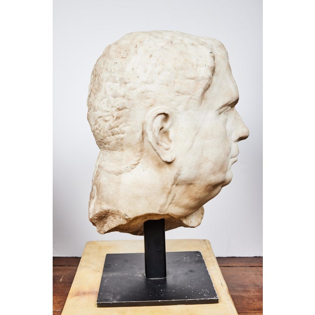 Antique Bust of Roman Emperor Vitellius, c. 1550 For Sale - Image 4 of 9