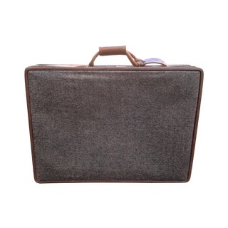 Hartmann Tweed Woodbox Suitcase For Sale