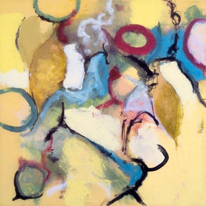 Impermanence #05 Organic Modern Oil Painting