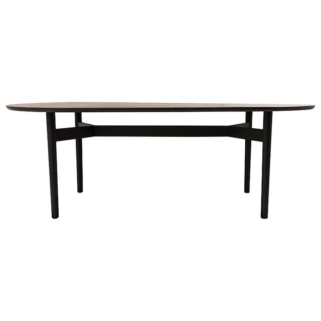 Not Yet Made - Made To Order Schumacher Puffin 98" Dining Table in Soft Black For Sale - Image 5 of 5