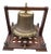 Large Antique Bronze Bell, College, Ship or Servants Bell, 1880 For Sale