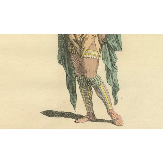 Paper European School Artist, Habit of a Woman of Africa in 1581, 1749, Engraving For Sale - Image 7 of 9