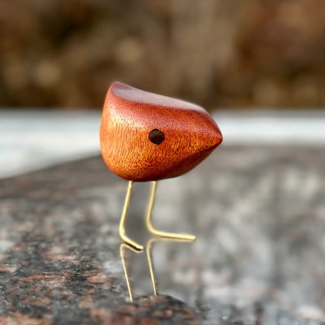 Contemporary Danish Mid Century Modern Style Mahogany Happy Bird For Sale - Image 11 of 13
