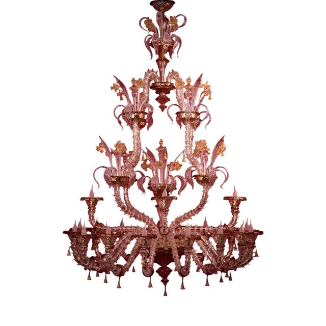 Brown Murano Chandelier by Atelier Iskra for Ribes For Sale - Image 8 of 8