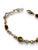 14k Gold Gemstone Link Bracelet Made in Italy For Sale - Image 4 of 5
